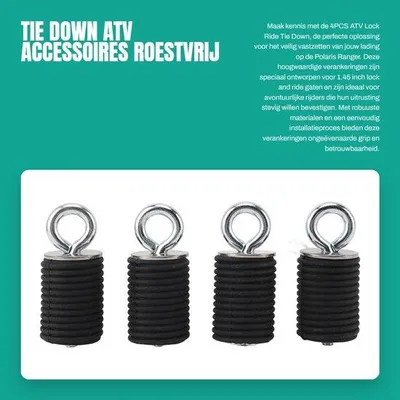 Obrázek produktu pro Dennízboží - Kotevní kotvy - Náhradní kotvy - Gumová/nerezová ocel - vhodné pro 1,45 cm - Dokonalé fitting - univerzální použití - Montážní kotvy