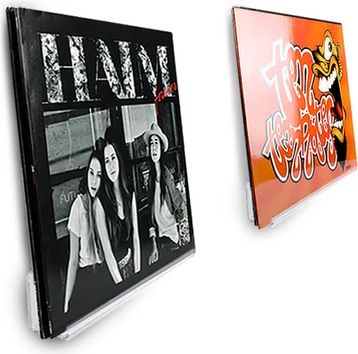 Produktbild von Schallplatten-Display – Fotoregal – Wandregal – Fotorahmenregal – transparentes Acryl