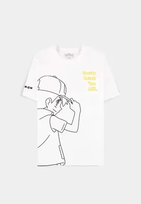 Produktbild von Pokémon - Ash - Kurzärmeliges Herren-T-Shirt