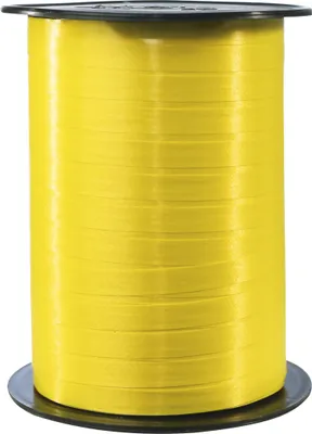 Produktbild von Clairefontaine Spule Geschenkband, glatt, 7mm x 500m - Zitronengelb| 601715C