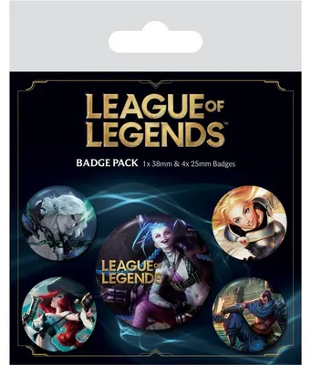 Obrázek produktu pro Odznak League of Legends, sada 5 - PYRAMIDA - (Merchandise / Domácí potřeby)