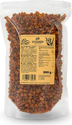 Produktbild von KoRo I Sanddornbeeren mit Traubensaft 500 g