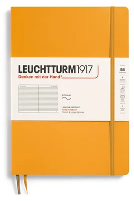Image de LEUCHTTURM1917 365635 : Cahier de notes ligné (format B5), couverture souple, 123 pages numérotées