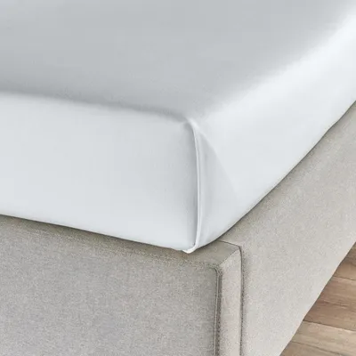 Produktbild von Traumschlaf Feinbiber Haustuch Bettlaken 220x260 cm weiss