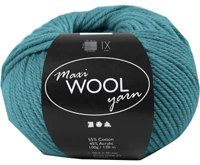 Produktbild von Wolle, L 125 M, Petrol, 100 g/ 1 Knäuel [HOB-447411]