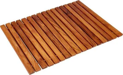 Obrázok produktu pre Sprchová rohož Teak 40 x 60 cm, odolná
