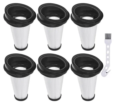 Produktbild von 6 Stück Ersatzfilter für Grundig VCH9929L VCH9930 VCH9930 VCH9931 VCH9932 2 in 1 Akku-und Handstaubsauger,Hepa Filter Ersatzteile Teilenummer 9178013673