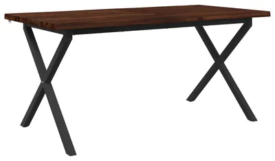 Produktbild von Live Edge Esstisch 140 x 90 x 75 cm Massivholz Akazie