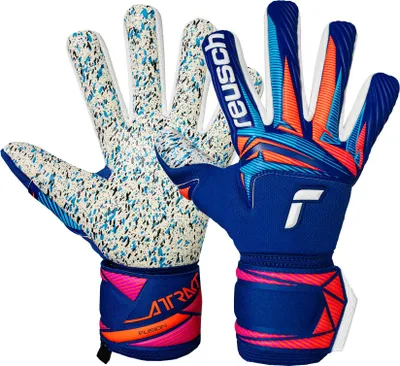 Image de Gants de gardien de but Reusch Attrakt Fusion NC avec haute respirabilité 4126 sharp blu/wht/shock orng 8