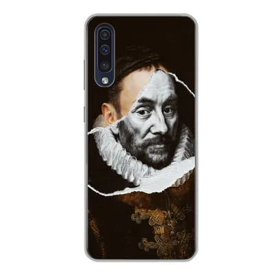 Produktbild von MuchoWow® Handyhülle Schutzhülle Hülle für Samsung Galaxy A50 Wilhelm von Oranien - Alte Meister - Adriaen Thomasz Silikon Softcase Handy Hülle - Mobiltelefonhülle