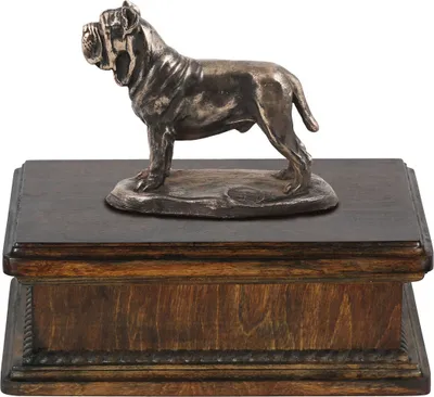Immagine prodotto di Rotweiller: urna per cani, urna classica con statuetta, elegante urna a forma di cane, marca Art-Dog