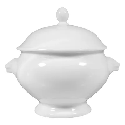 Produktbild von Seltmann Weiden Löwenkopfterrine mit Deckel 2,10 l Lukullus weiss 001.096060
