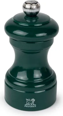 Produktbild von PEUGEOT Pfeffermühle BISTRO 10cm Dunkelgrün Buchenholz Lackiert Stahlmahlwerk
