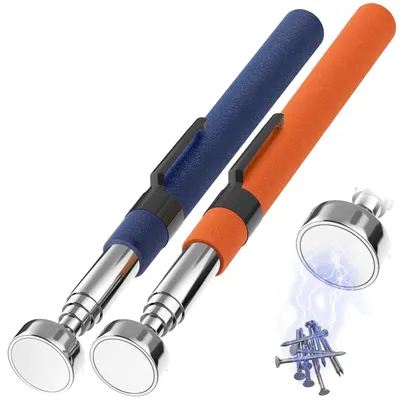Teleskop-Magnetstab 72 cm, 3,6 kg, 2 Stück, Orange/Blau