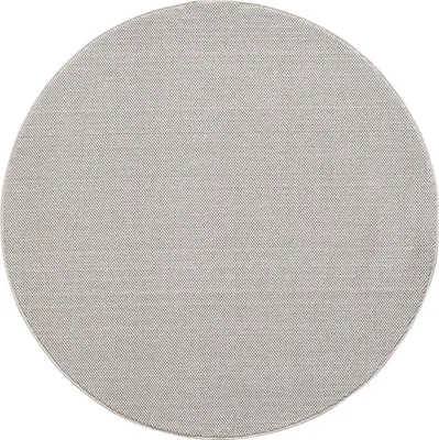 Produktbild von Villa Möbel Looivo Wohnzimmer-Teppich, Schlingenteppich, Frisee, Einfarbig, Farbe:Creme, Grösse:200 cm Rund