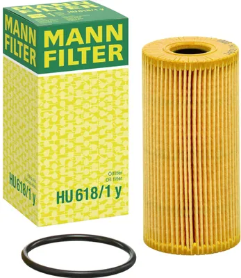 Produktbild von Ölfilter MANN-FILTER HU 618/1 y Filtereinsatz für RENAULT Trafic III Kastenwagen (FG) Trafic III Bus (JG) Espace V (JR) Talisman Grandtour (KP)