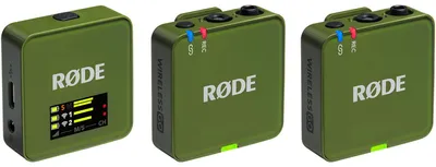 Immagine prodotto di Sistema microfonico wireless Rode Wireless GO Gen 3 Moss Khaki