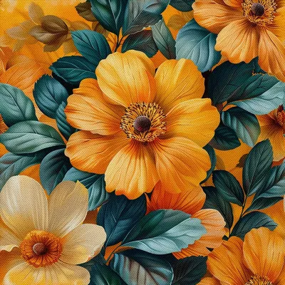 Obrázok produktu pre OUTDOOR DEKOSTOFFE OXFORD - Motiv Blumen I DX5424