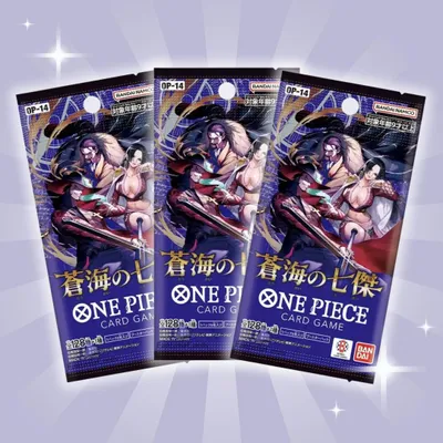 Produktbild von 3x One Piece Card Game – OP14 Japanisches Boosterpack (3 Pack)