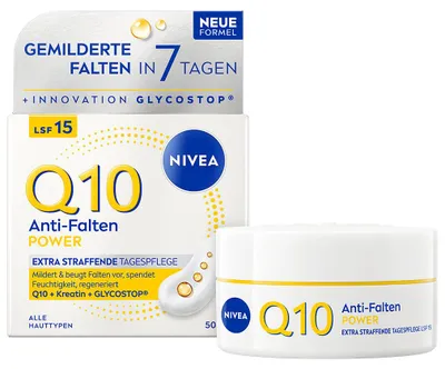 Produktbild von NIVEA Q10 Anti-Falten Power Extra Straffende Tagespflege LSF 15 50 ml