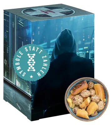 Produktbild von Corasol Escape-Thriller & Snacks Adventskalender für Erwachsene: Ein Atemloses Spiel - mit herzhaften Snacks & Nüssen (670 g)