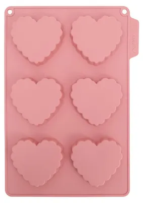 Herzförmige Tarteform aus Silikon, BPA-frei, 26,8 x 4,3 x 19 cm