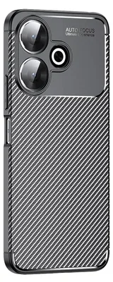 Produktbild von Handy Hülle für Xiaomi Redmi 13 Carbon Look Cover Case Schutzhülle Farbe: Schwarz