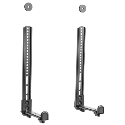 Productafbeelding van Soundbarbeugel - 15 kg - 4,1 cm tot 18,3 cm diep - Zwart