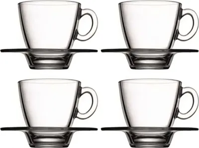 Obrázok produktu pre súprava 12 šálok na espresso s podšálkou Aqua