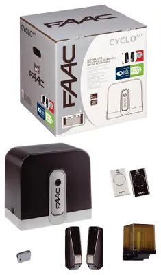 Image de Automatisme pour portail coulissant Cyclo C720 kit integral 24V - FAAC - 105999144