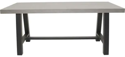 Produktbild von Tisch Fresco 180 x 90 x 75 cm Aluminium Sinterstein Grau Anthrazit