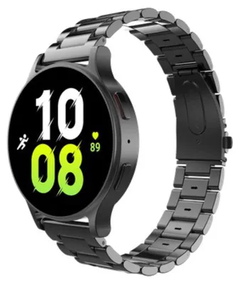 Image de Bracelet PrimeSteel pour Samsung Galaxy Watch 20mm, noir