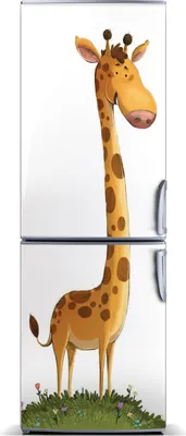 Produktbild von Tulup Kühlschrankdekoration - Magnetmatte - 70 cm x 190 cm - Magnet auf dem Kühlschrank - Wand Giraffe