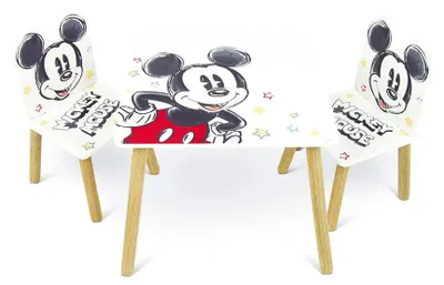 Image de Arditex Table et chaises pour enfants Mickey Mouse