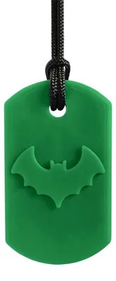 Image de Ark Therapeutics - Collier de dentition « Bat Bite » vert XXT pour enfants