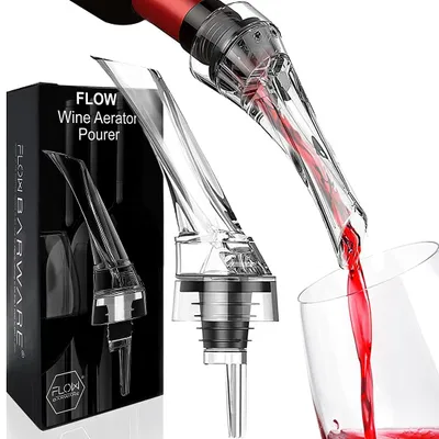 Weinbelüfter Ausgießer – 2-in-1, tropffrei, für Rotwein