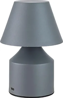 Image de Lampe Table Led Fbright Rechargeable, 3cct, Métal Gris - Fbright