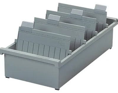 Produktbild von HAN 954-0-11, A4, Kunststoff, Polystyrol (PS), Grau, 322 mm, 346 mm, 138 mm