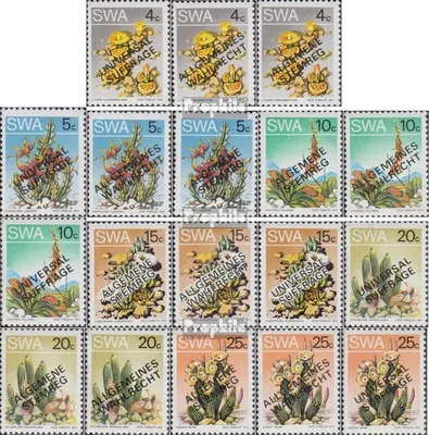 Produktbild von Briefmarken Namibia - Südwestafrika 1978 Mi 452I-III-457I-III (kompl.Ausg.) postfrisch Wahlrecht