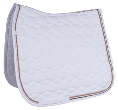 Obrázek produktu pro HKM podbřišník Rosegold Glamour, barva: bílá, velikost: pony, určený pro drezuru