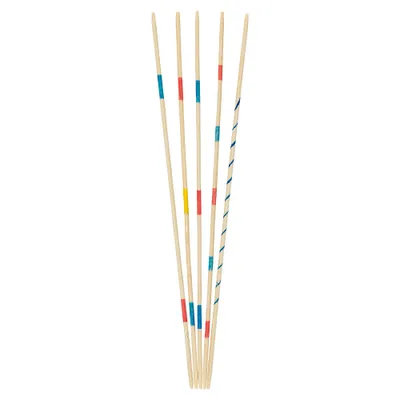 Immagine prodotto di Idena 6060012 - Gioco di strategia Mikado con pratica scatola in legno, materiale di bambù, 41 bastoncini, lunghi circa 25 cm, popolare gioco classico per il giardino, a casa e in viaggio