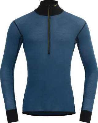 Produktbild von Devold Wool Mesh 190 Zip Neck Man Flood/Caviar XL Thermischeunterwäsche