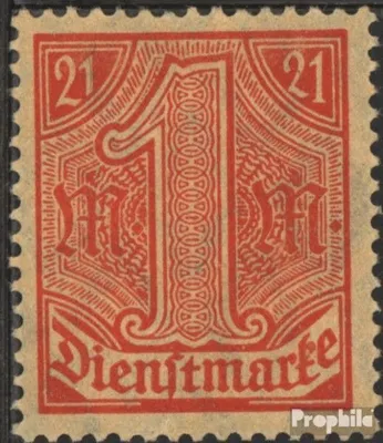 Produktbild von Briefmarken Deutsches Reich 1920 Mi D22 postfrisch Ziffern mit 21