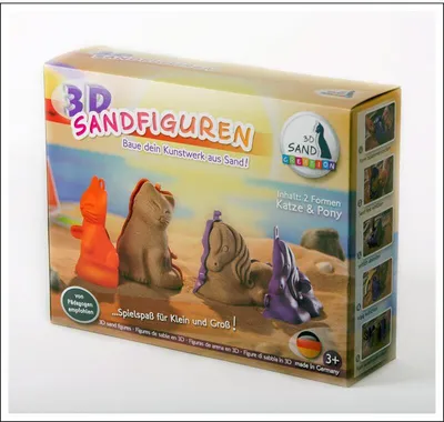 Produktbild von Sandcreation GmbH 11012 3D Sandfigurenset Katze un