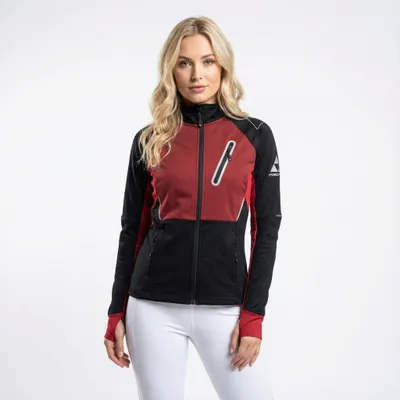 Produktbild von Softshelljacke zum Langlaufen FISCHER Asarna Schwarz - Burgund L