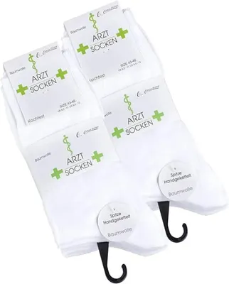 Produktbild von 10 Paar Arztsocken Gr. 43-46 mit 100% Baumwolle