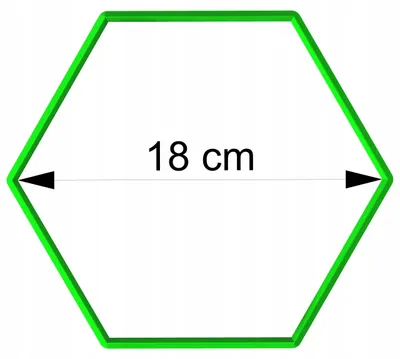 Produktbild von Cookie Master Hexagon Geometrische Kuchenform 18cm
