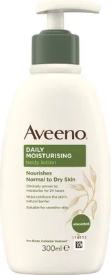 A product shot of a lotion bottle with a pump dispenser.