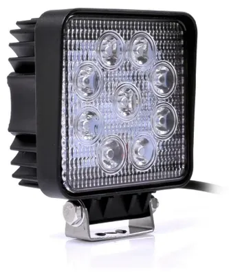 Produktbild von LED-Arbeitsscheinwerfer - 2er-Set - 27 W - Spotstrahl 30° - 10–30 V - IP67 - 6000–6500 K