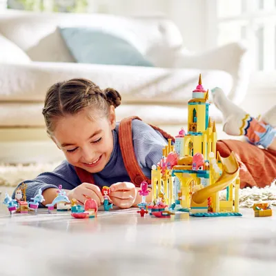 Zdjęcie produktu dla LEGO Disney Princess Podwodny pałac Arielki, Zestaw do budowania, 6 lat(a), Plastik, 498 szt., 1,02 kg
